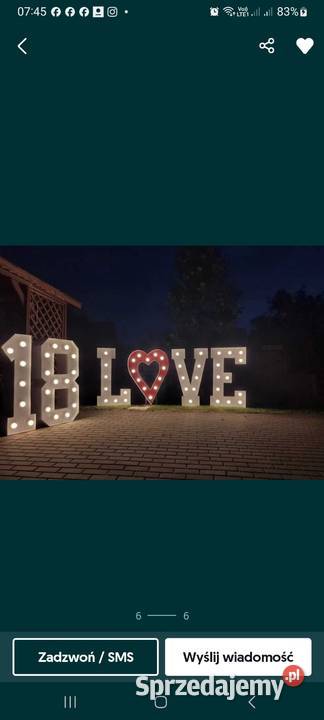 Fotobudka cyfry led 18 40 50 napis LOVE Miłość Obsługa imprez śląskie Częstochowa obsługa imprez