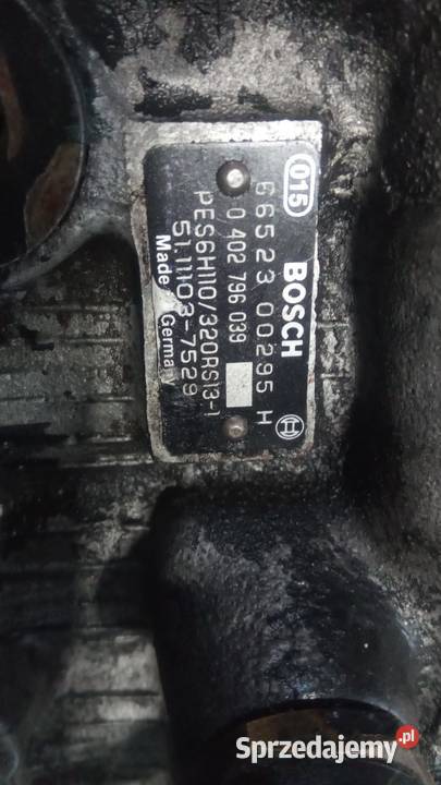 MAN Pompa wtryskowa EDC BOSCH 6652300295