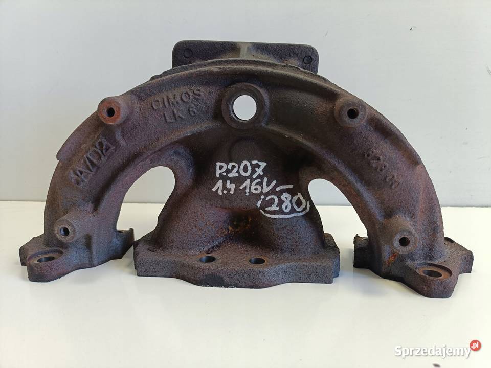 KOLEKTOR WYDECHOWY Peugeot 207 14 16V KFU Rudka sprzedam