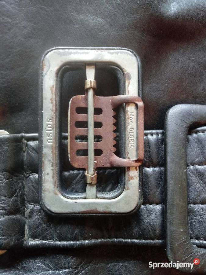 płaszcz skórzany oficerski niemiecki wermacht Militaria mazowieckie Piotrówek