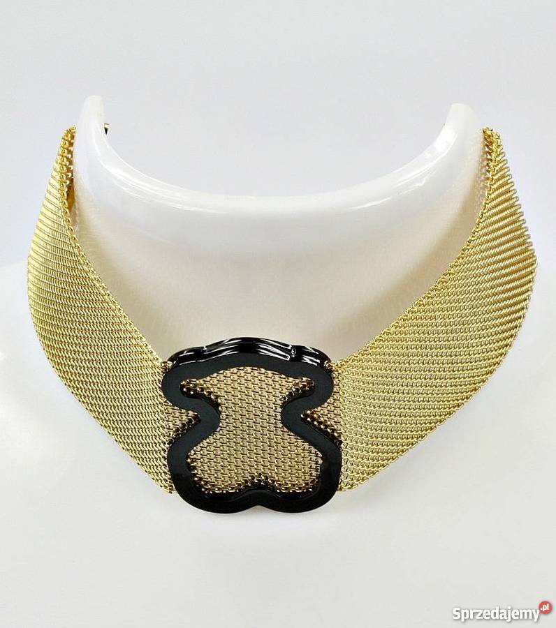 Tous Misiu Siatkowa Złota Bransoletka Nowa