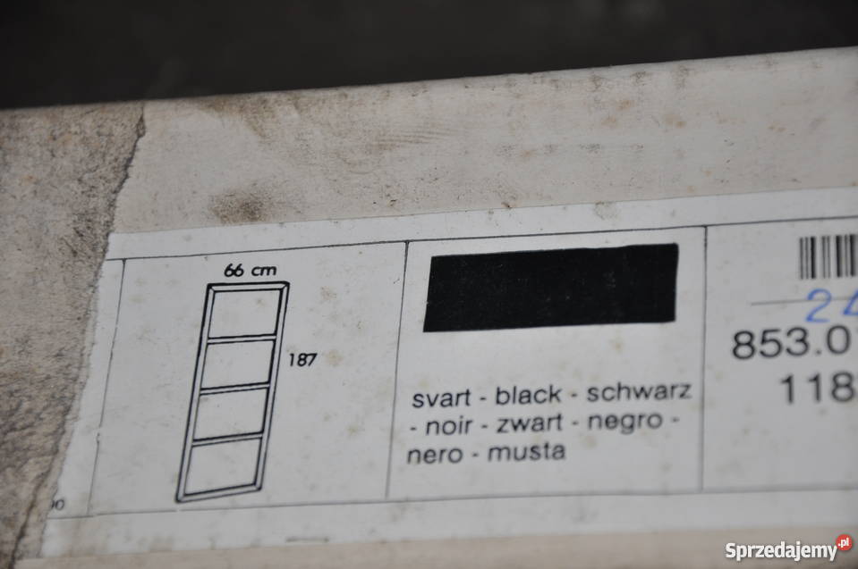 Rama lustra oprawa drewniana czarna