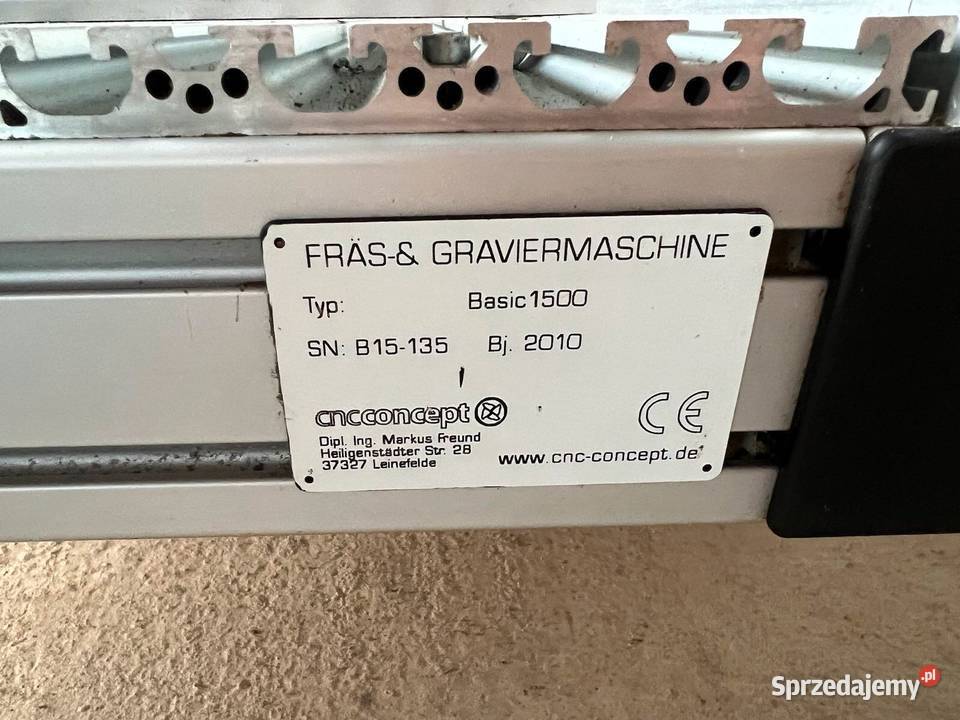 Frezarka bramowa CNC CNCconcept Basic 1500 Frezarki Warszawa