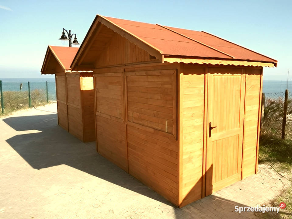 DOMEK HANDLOWY 3 DREWNIANY KIOSK SKLEPIK Domki narzędziowe Parzymiechy