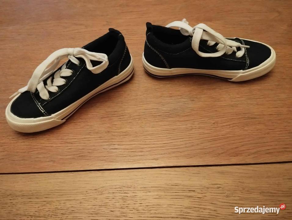 Czarno białe trampki Gorzów Wielkopolski