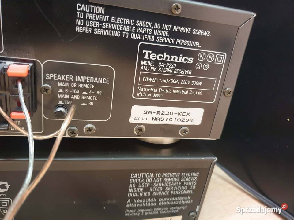 Technics SAR 230 amplituner z pilotem Leżajsk