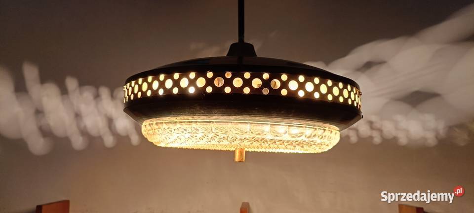 lampa wisząca żyrandol UFO LDlB BRATYSLAVA lata Lampy wiszące