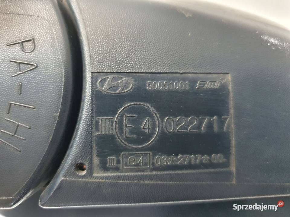 LUSTERKO LEWE Hyundai I10 I 0710 KIEROWCY lubelskie