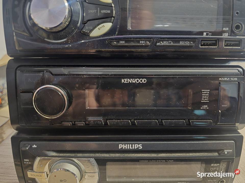OKAZJA 5x Radio samochodowe JVC Kenwood Słomniki sprzedam