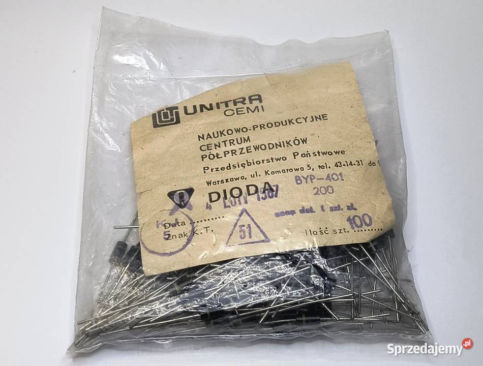 Dioda BYP401200 Unitra CEMI