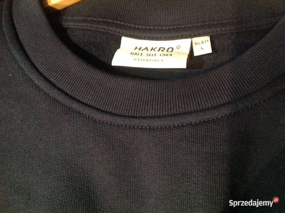 Bluza Dresowa Robocza L XL NOWA Granatowa