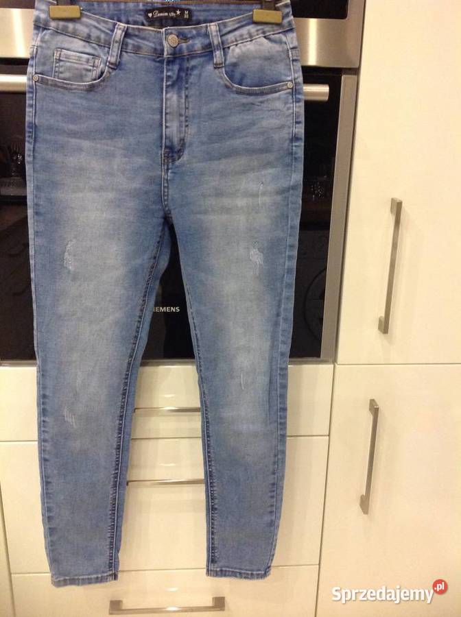 Spodnie Jeans Damskie M Nowe Wysoki stan Rozmiar 38(M) lubuskie Nowa Sól