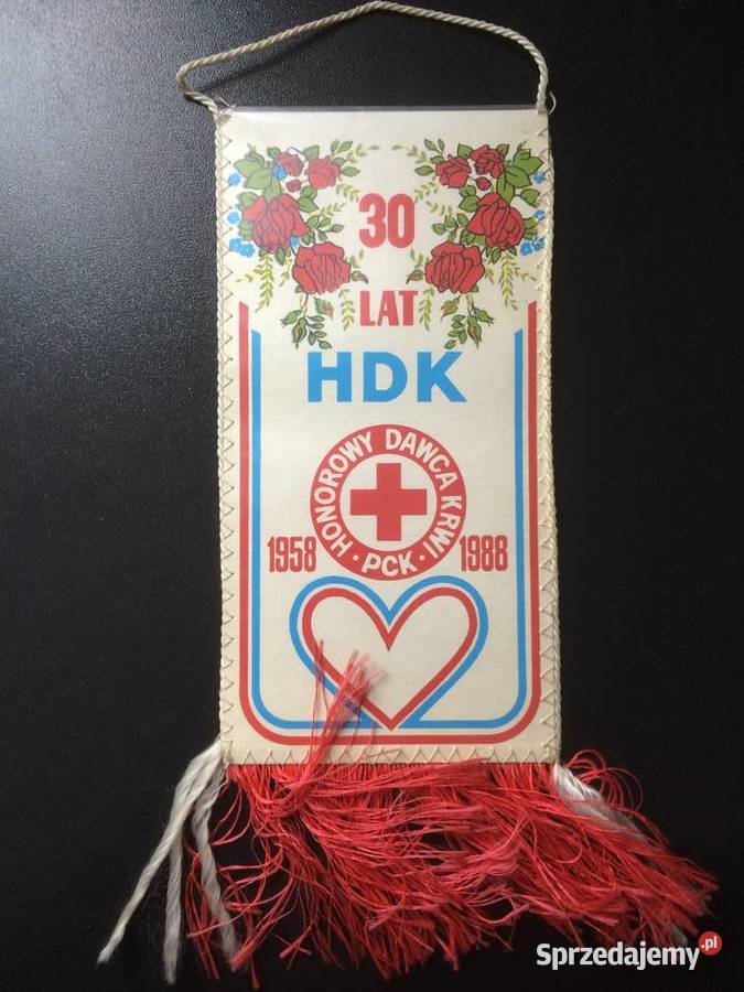 2815 Proporczyk Honorowy Dawca Krwi Szczecin