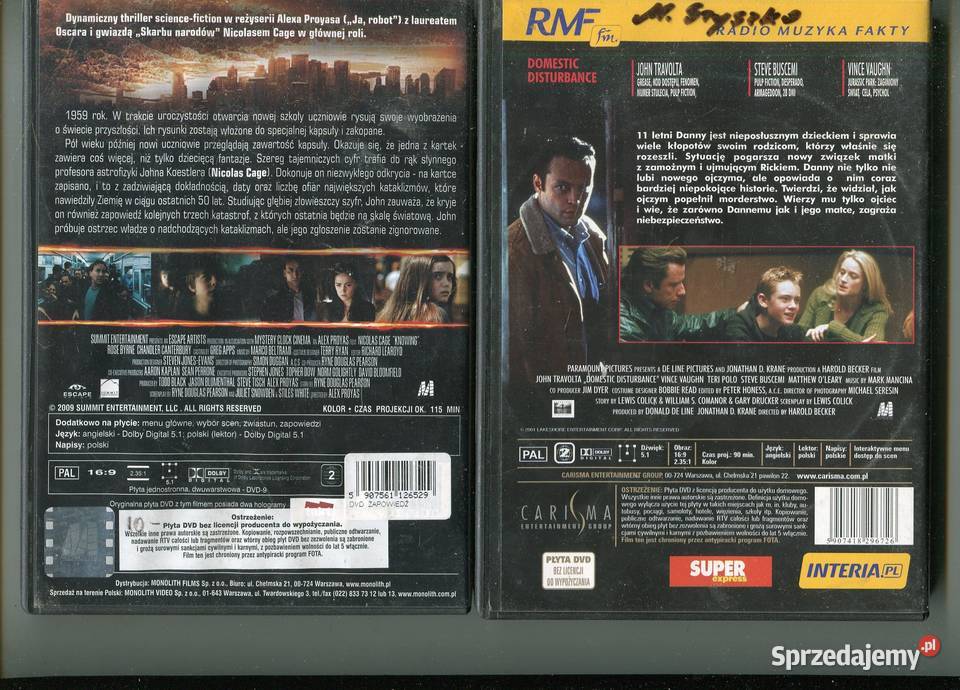 Zapowiedź Teren prywatny 2 filmy DVD Szczecin