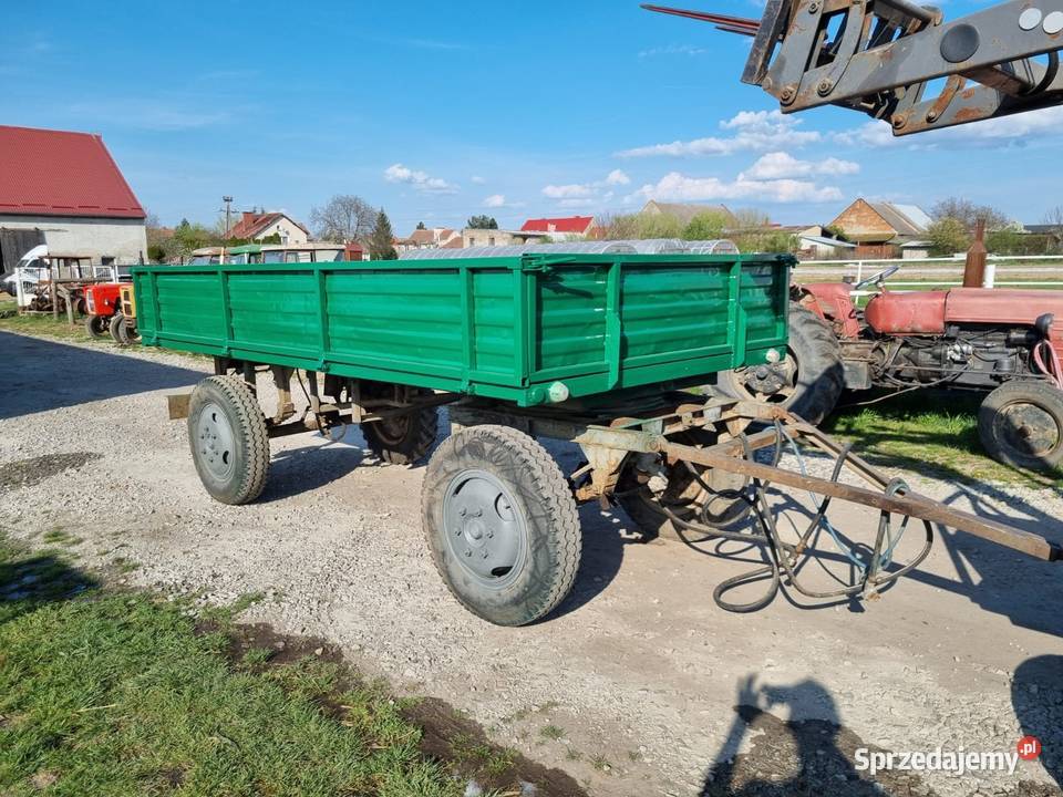 Przyczepa D35 wywrotem dwustronny opolskie Grodków sprzedam