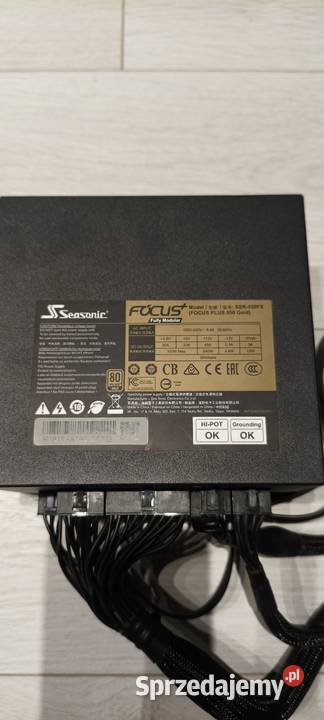 Zasilacz Seasonic Focus Plus 550W 80 Plus Gold Częstochowa