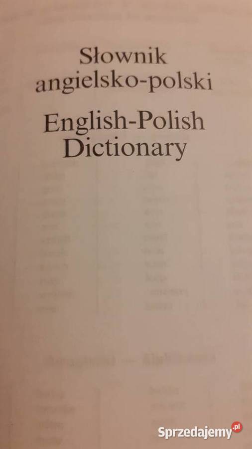Słownik angielsko polski Szczecin