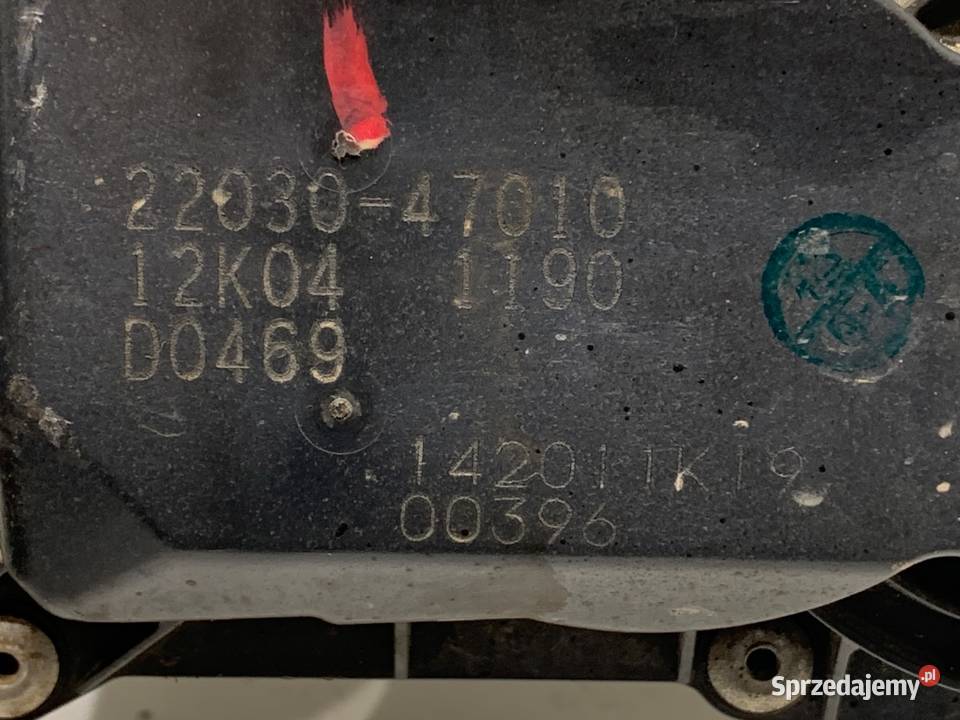 PRZEPUSTNICA TOYOTA YARIS II 2203047010 13 100 sprzedam