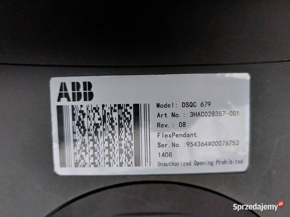ABB IRC5 Teach Pendant Panel operatora DSQC679 Produkcja Gorzów Wielkopolski sprzedam