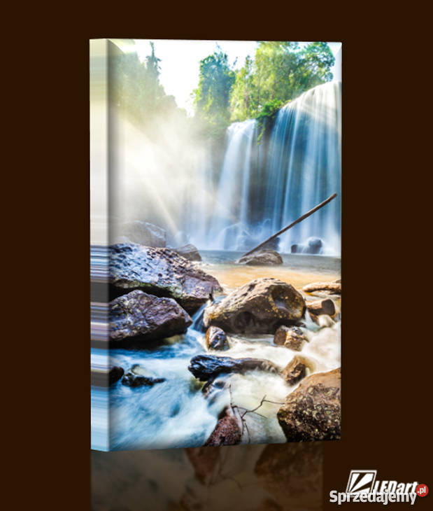 Obraz pionowy z iluminacją LED 110x75 Kraków