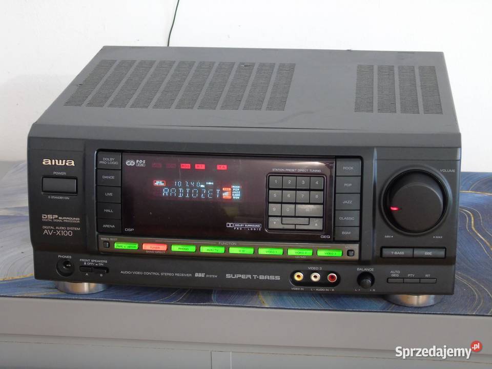 Wzmacniacz z radiem Aiwa AVX100 mocny i sprawny