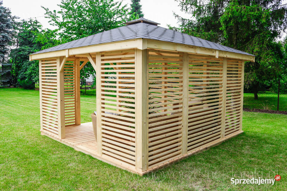 Altana ogrodowa Roma 1 wym 4x4m Producent Montaż lubelskie Chełm