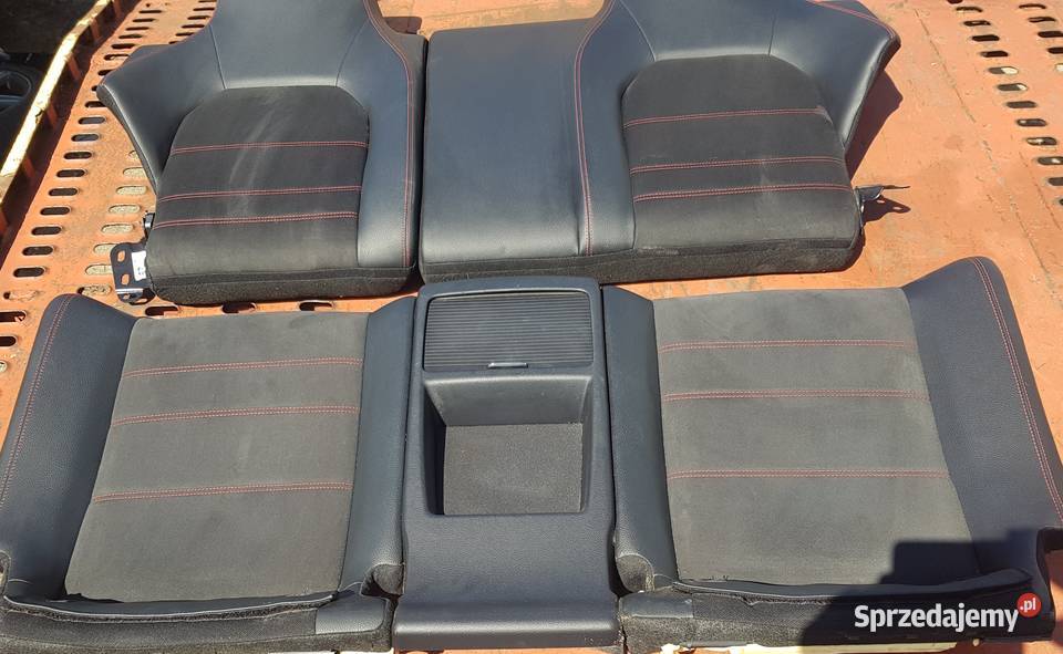 FOTEL Fotele Skóra MERCEDES CKLASA W204 Lift Radom