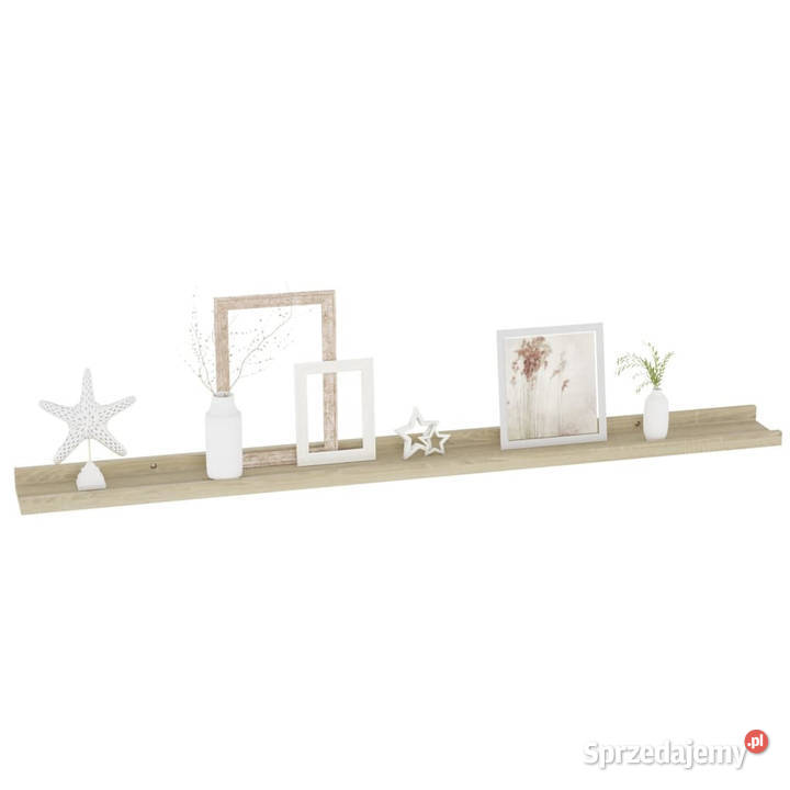 Półki ścienne 4 dąb sonoma 100x9x3 WM326687 Warszawa sprzedam