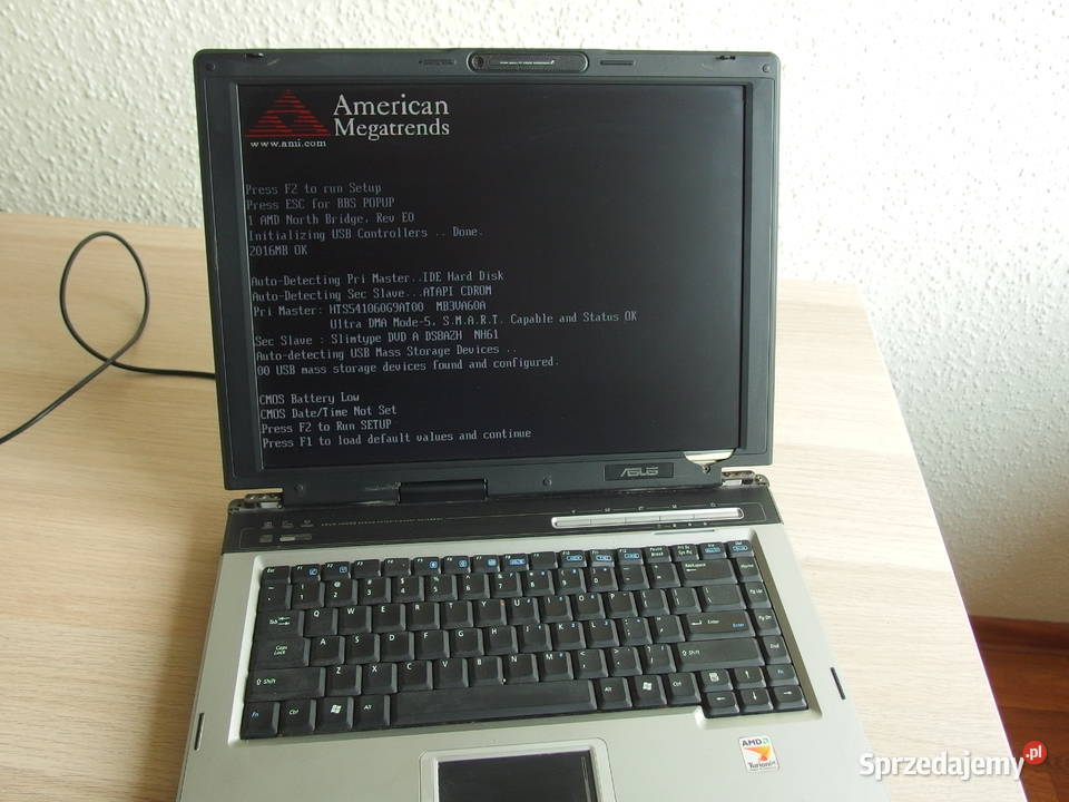 Laptop ASUSA6000 A6500U AMD Turion MT30 2GB RAM Orzesze sprzedam