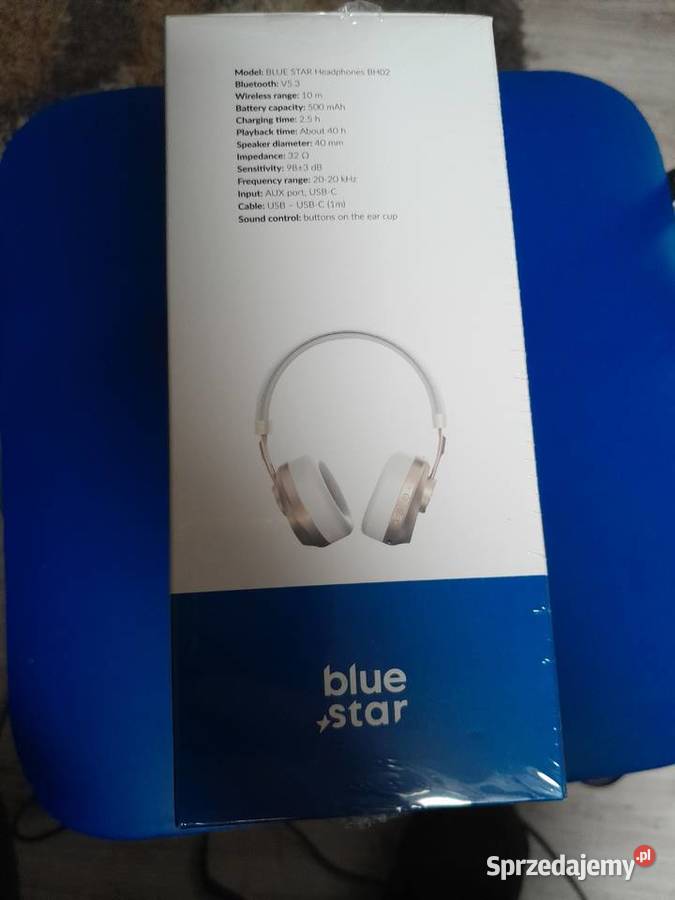 Słuchawki bezprzewodowe marki Blue Star model Wieliczka