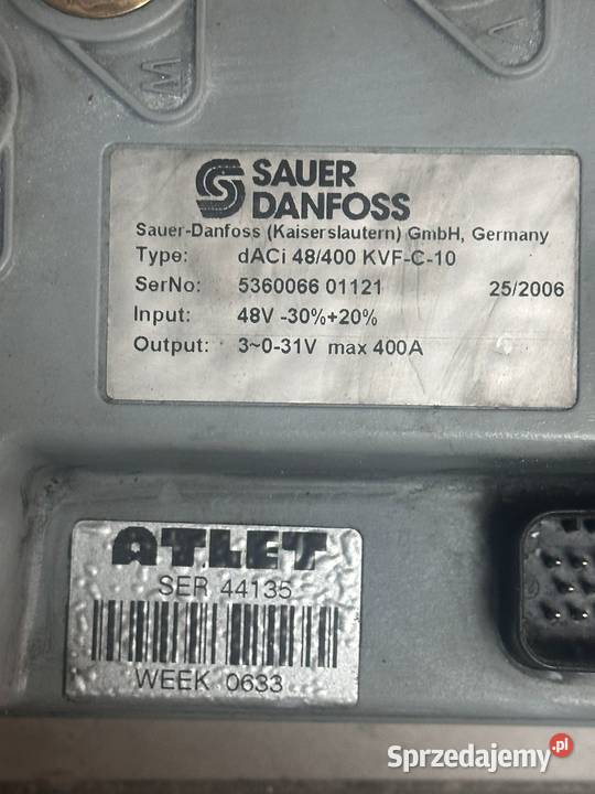 Sterownik Sauer Danfoss dACi KVFC10 48V 400A Antonie