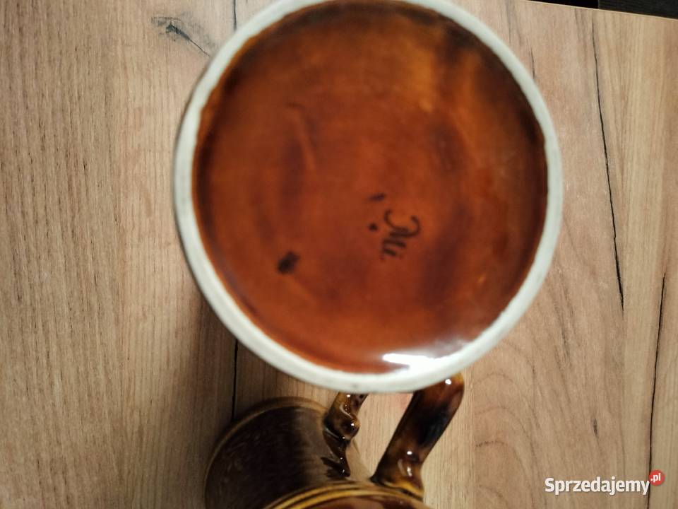 Dwa kufle ceramika Mirostowice prl Choszczno