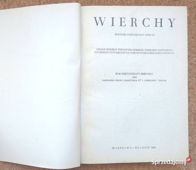 G Wierchy 1982 rocznik 51 Warszawa