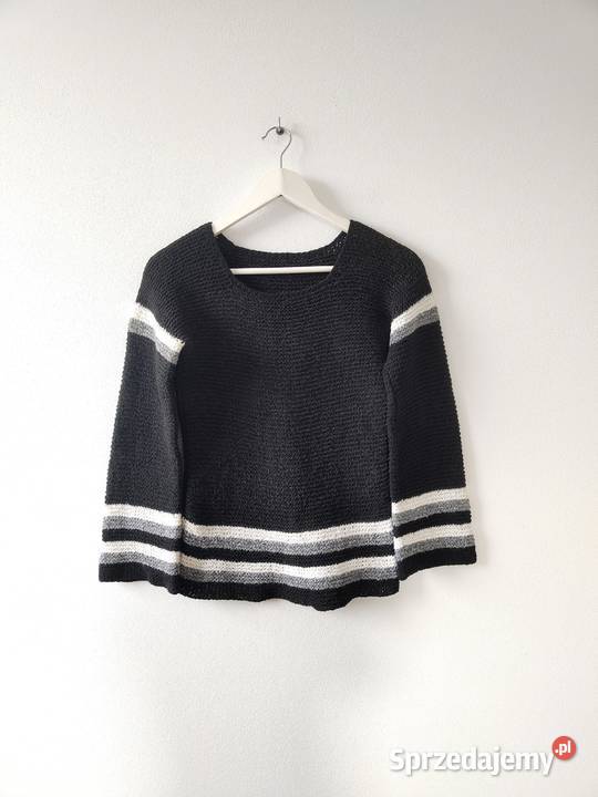 Czarny sweter Vintage y2k 36 Black jumper Rozmiar 36(S) Jasło