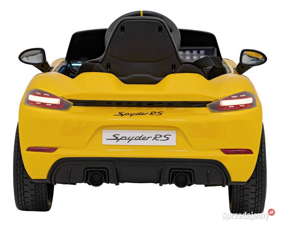 Porsche 718 Żółte Auto na Akumulator 12V7Ah Łopuszno