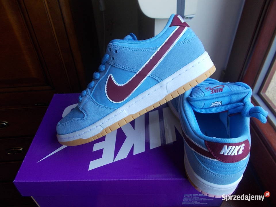 r385 Nike SB Dunk Low Valour Blue Team Maroon Poznań
