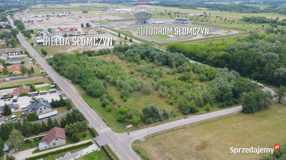 Grunt pod usługi magazyny produkcję automoto Sprzedaż mazowieckie Słomczyn sprzedam