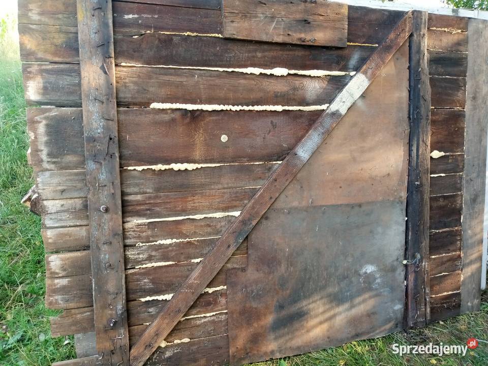 Deski sztachety drewniane 115 3m brama garażowa drewno Górno