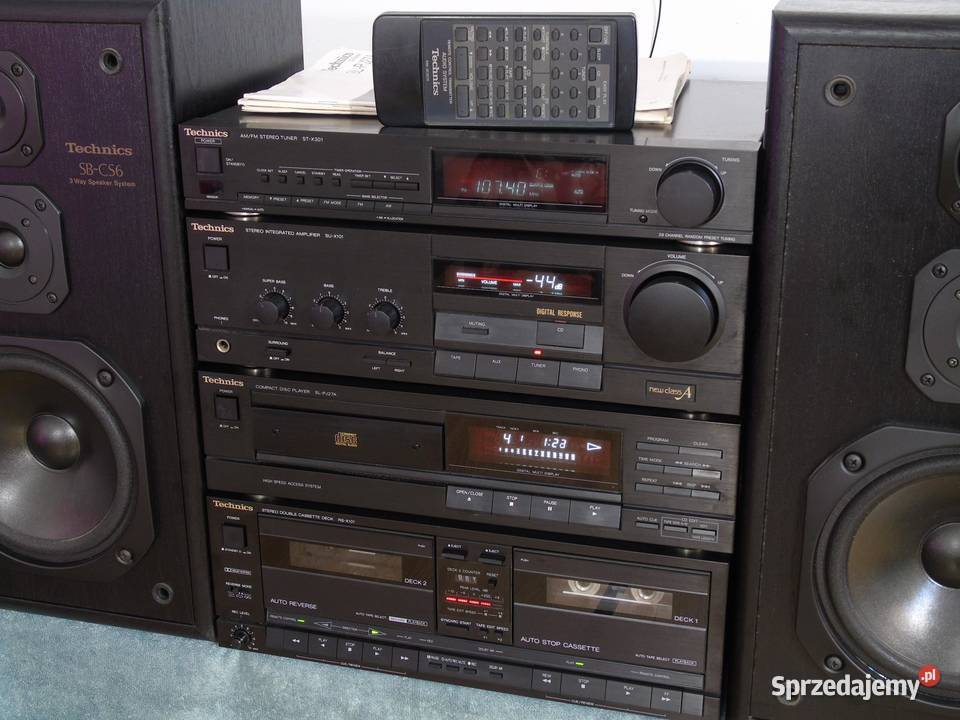 Wieża Technics SAX101 pilot kolumny DOSTAWA Jasło