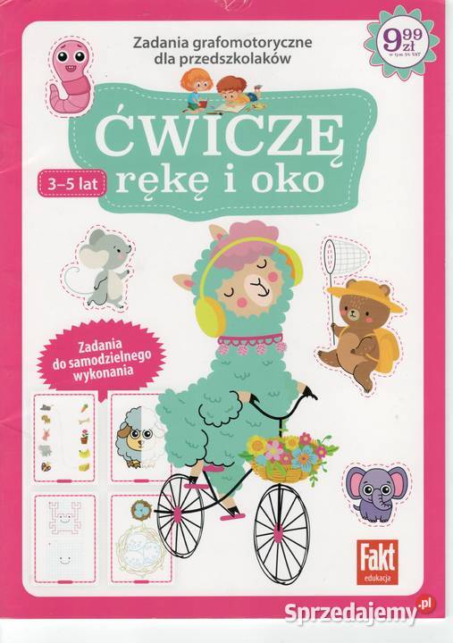 ĆWICZĘ rękę i oko 35 lat zadania grafomotoryczne Warszawa sprzedam