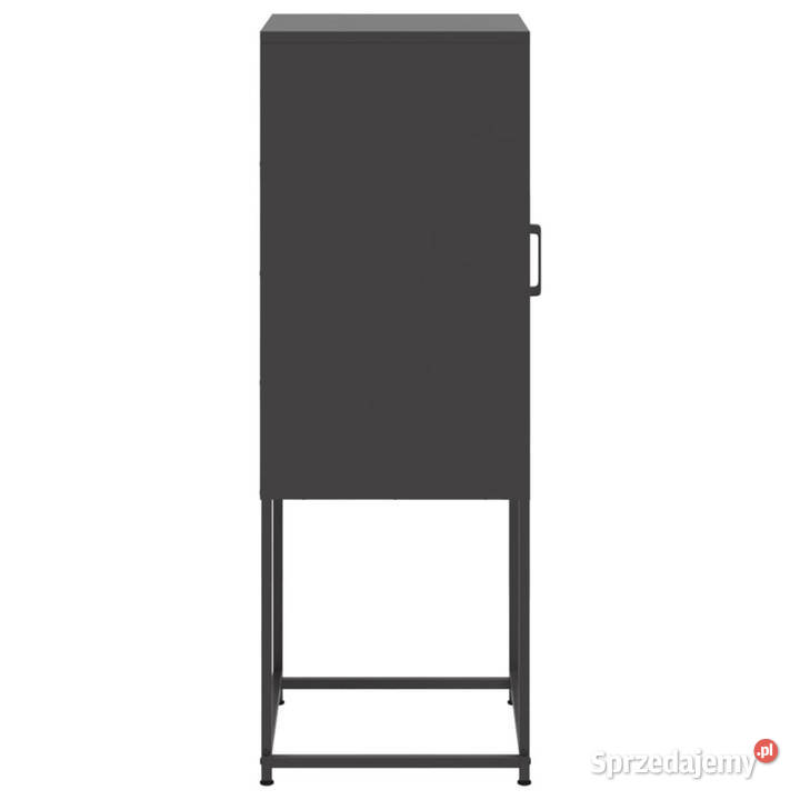 Szafka czarna 36x39x107 stal WM846530 mazowieckie Warszawa sprzedam