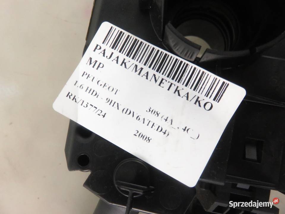 PRZEŁĄCZNIK ZESPOLONY PEUGEOT 308 96660141XT sprzedam