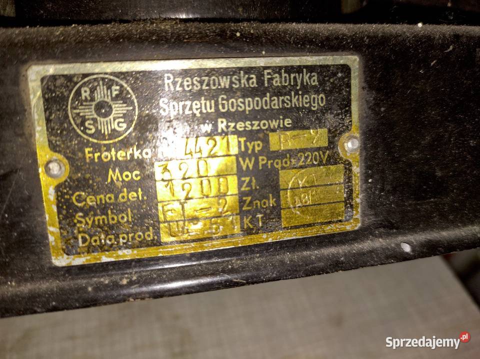 Froterka stara podkarpackie Przemyśl