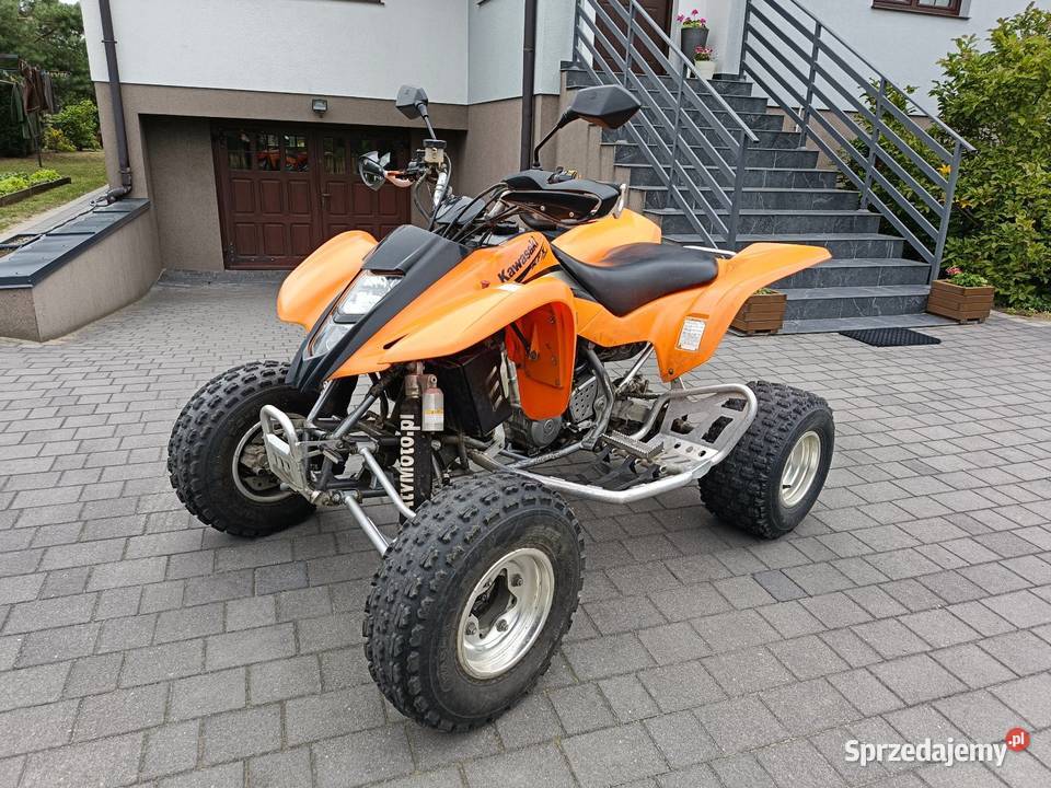 Kawasaki KFX 400 homologacja 15kW L7e pomarańczowy Toruń