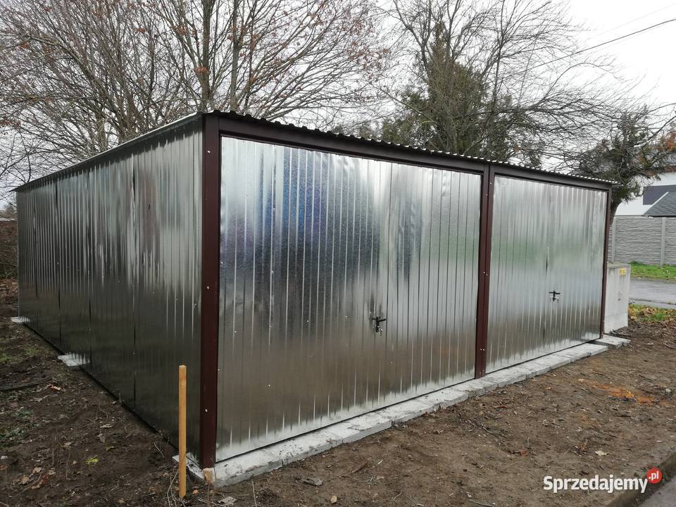 Garaż Blaszany Ocynkowany 2stanowiskowy Garaże Katowice