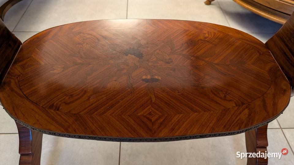 piękna włoska konsola intarsjesklep Dąbrowa Meble Dąbrowa Górnicza sprzedam