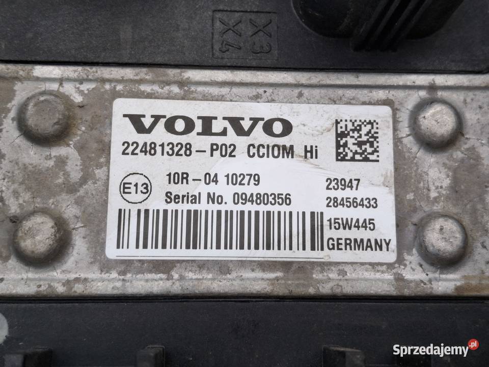 VOLVO FH4 FM FM4 STEROWNIK MODUŁ CCIOM KASETA lubuskie