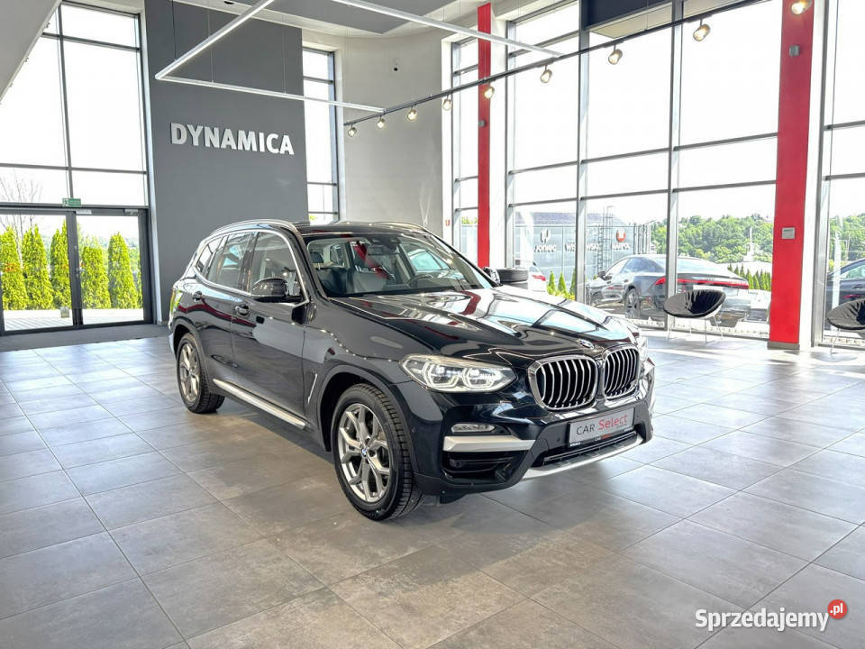 BMW X3 xLine xDrive20d 190 automat 2019 r salon elektrycznie ustawiane fotele Myślenice