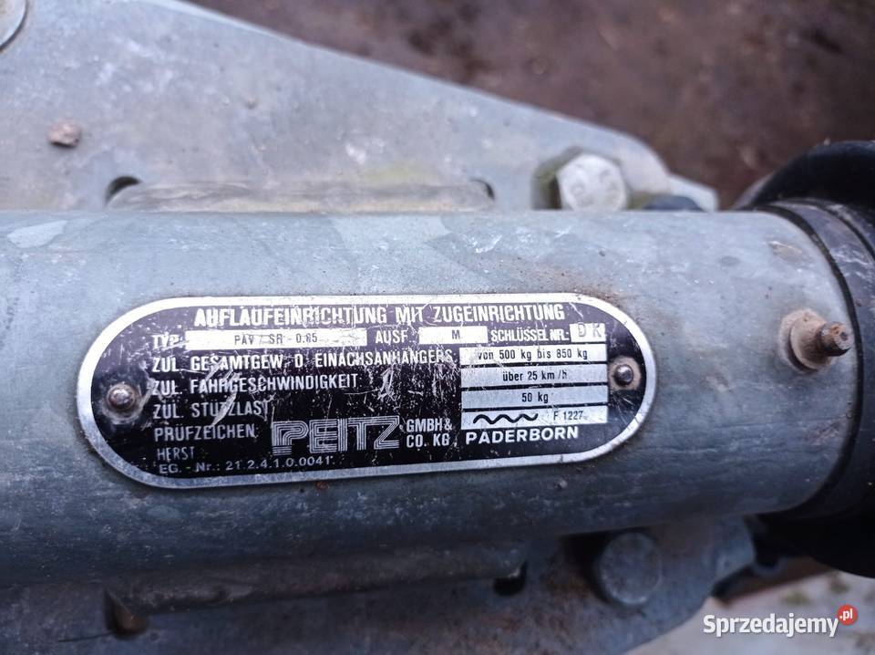 Przyczepka samochodowa 1850dmc lubelskie Lubycza Królewska sprzedam