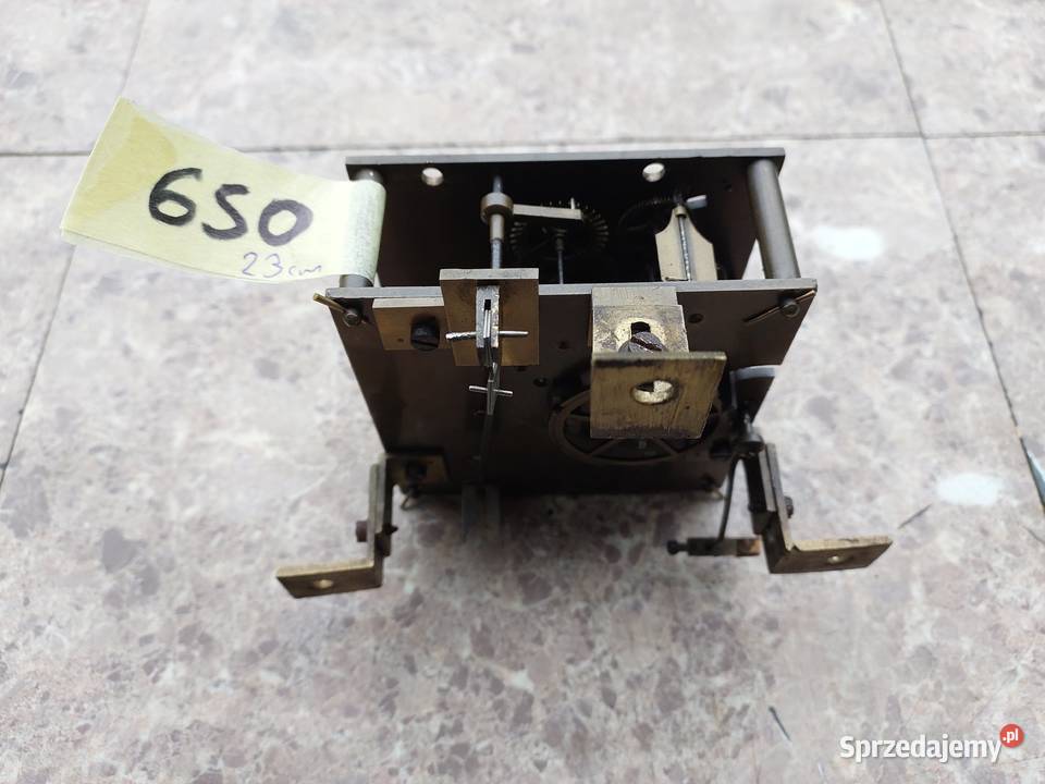 650 Mechanizm starego zegara bawole oko pełna Antyki pomorskie Tczew